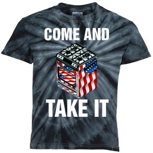 Come And Take President Joe Biden Ban Gas Stoves Funny Kids Tie-Dye T-Shirt