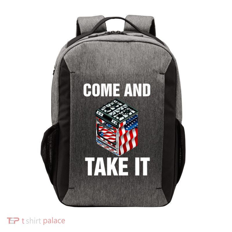 Come And Take President Joe Biden Ban Gas Stoves Funny Vector Backpack