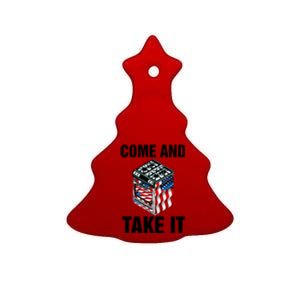 Come And Take President Joe Biden Ban Gas Stoves Funny Ceramic Tree Ornament