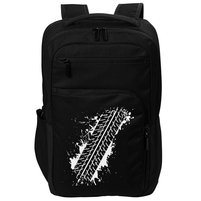 Car Automobile Tire Track Funny Halloween Costume Outfit Impact Tech Backpack