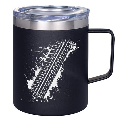 Car Automobile Tire Track Funny Halloween Costume Outfit 12oz Stainless Steel Coffee Mug