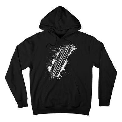 Car Automobile Tire Track Funny Halloween Costume Outfit Tall Hoodie