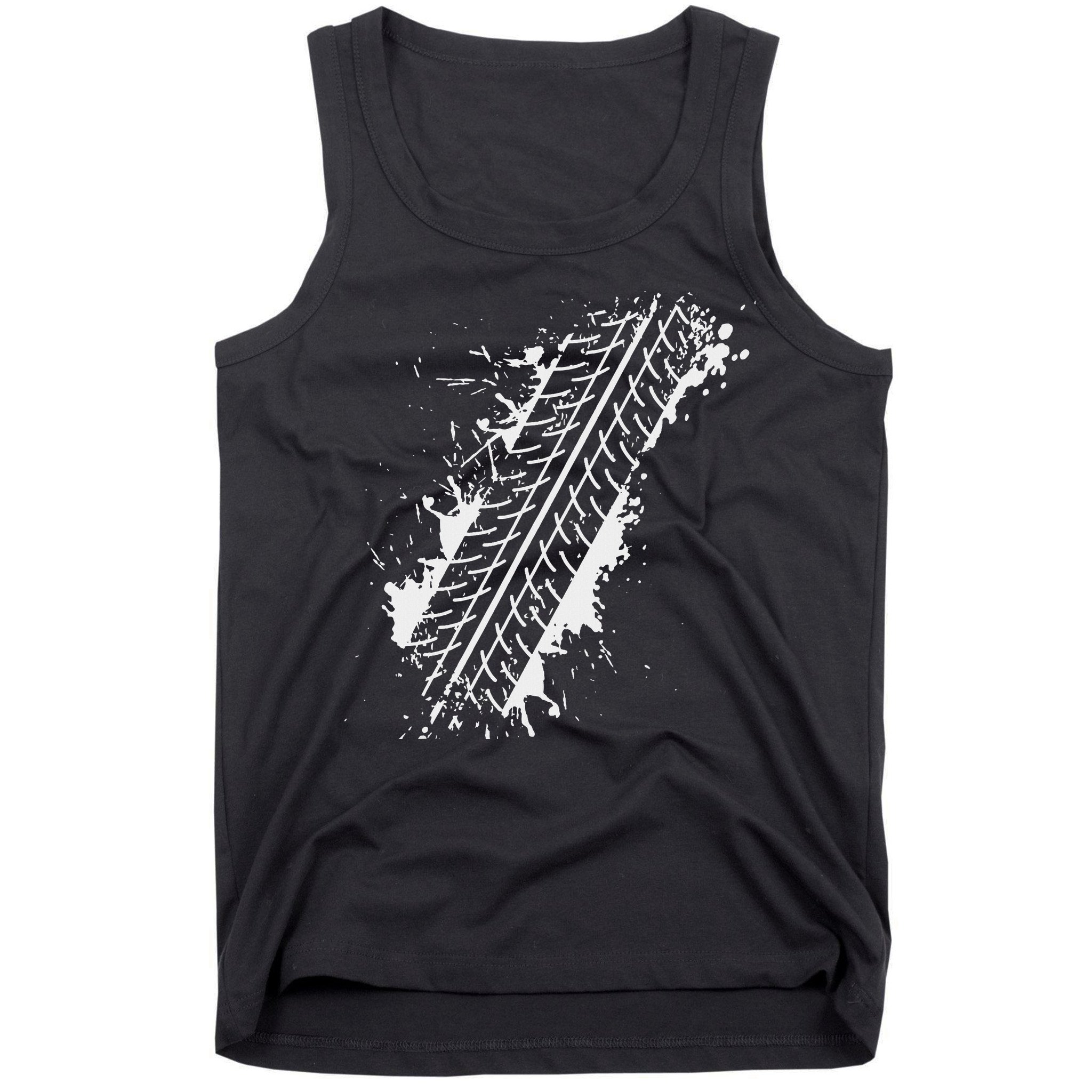 Car Automobile Tire Track Funny Halloween Costume Outfit Tank Top
