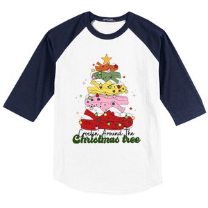 Crockin Around The Christmas Tree Crocking Around The Baseball Sleeve Shirt