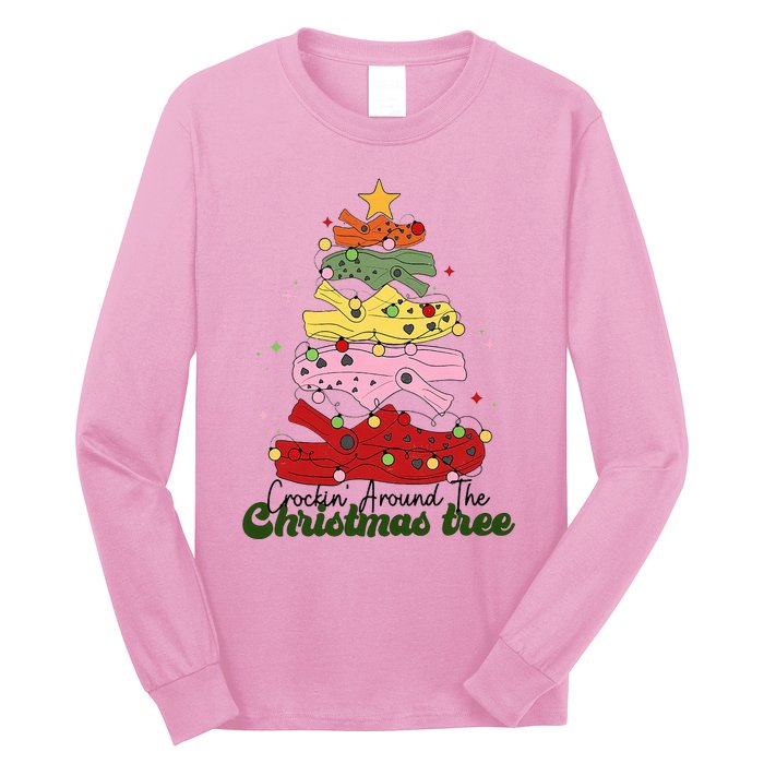 Crockin Around The Christmas Tree Crocking Around The Long Sleeve Shirt