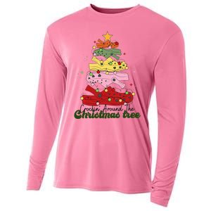 Crockin Around The Christmas Tree Crocking Around The Cooling Performance Long Sleeve Crew