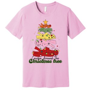 Crockin Around The Christmas Tree Crocking Around The Premium T-Shirt