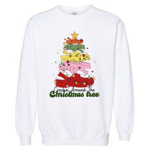 Crockin Around The Christmas Tree Crocking Around The Garment-Dyed Sweatshirt