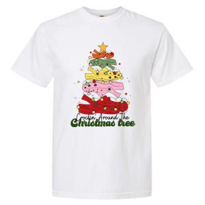 Crockin Around The Christmas Tree Crocking Around The Garment-Dyed Heavyweight T-Shirt