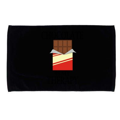 Chocolate As Therapy Delicious Sweets Chocolatier Great Gift Microfiber Hand Towel