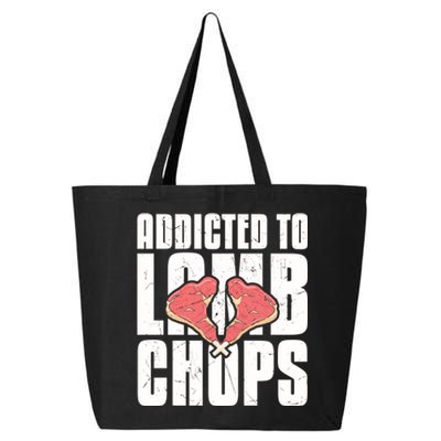 Cool Addicted To Lamb Chops Chop Lover Lamb Lovers Gift Cute Gift 25L Jumbo Tote