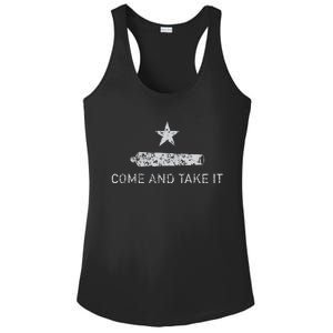 Come And Take It Texas Gift For Texans Ladies PosiCharge Competitor Racerback Tank