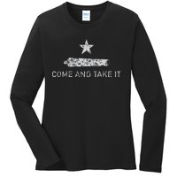 Come And Take It Texas Gift For Texans Ladies Long Sleeve Shirt