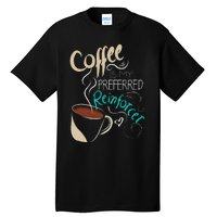 Coffee ABA Therapist Autism Teacher Behavior Analyst Tall T-Shirt