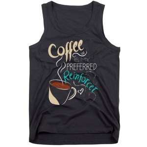 Coffee ABA Therapist Autism Teacher Behavior Analyst Tank Top