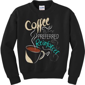 Coffee ABA Therapist Autism Teacher Behavior Analyst Kids Sweatshirt