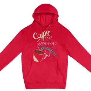 Coffee ABA Therapist Autism Teacher Behavior Analyst Premium Pullover Hoodie