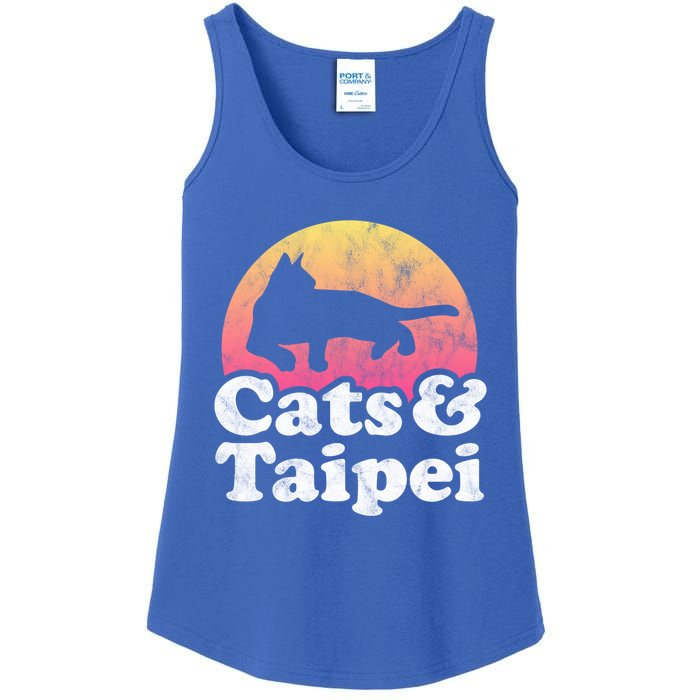 Cats And Taipei S Or S Cat And Taiwan Gift Ladies Essential Tank