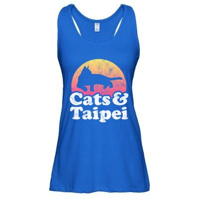 Cats And Taipei S Or S Cat And Taiwan Gift Ladies Essential Flowy Tank