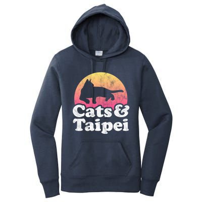 Cats And Taipei S Or S Cat And Taiwan Gift Women's Pullover Hoodie