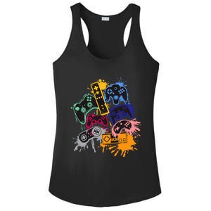 Control All The Things Video Game Controller Ladies PosiCharge Competitor Racerback Tank