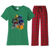 Control All The Things Video Game Controller Women's Flannel Pajama Set