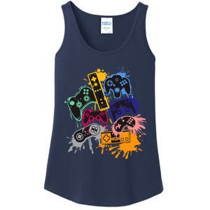 Control All The Things Video Game Controller Ladies Essential Tank