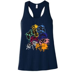 Control All The Things Video Game Controller Women's Racerback Tank