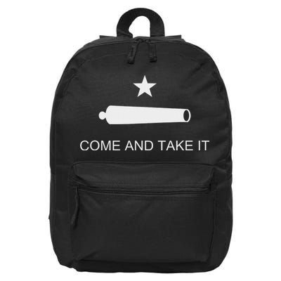 Come And Take It Battle Of Gonzales Texas 16 in Basic Backpack