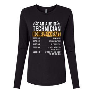 Car Audio Technician Hourly Rate Technician Car Audio Womens Cotton Relaxed Long Sleeve T-Shirt