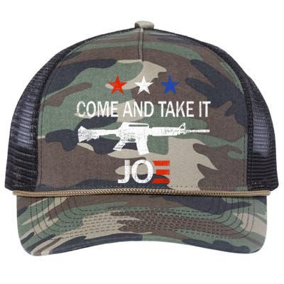 Come And Take It Joe Retro Rope Trucker Hat Cap