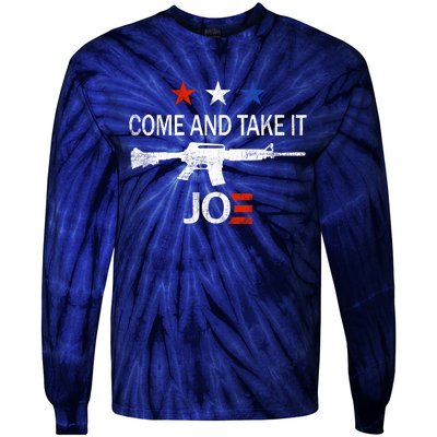 Come And Take It Joe Tie-Dye Long Sleeve Shirt