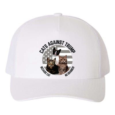 Cats Against Trump Because Cats Dont Like Being Grabbed Yupoong Adult 5-Panel Trucker Hat