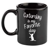 Caturday Is My Favorite Day 11oz C Handle Ceramic Mug