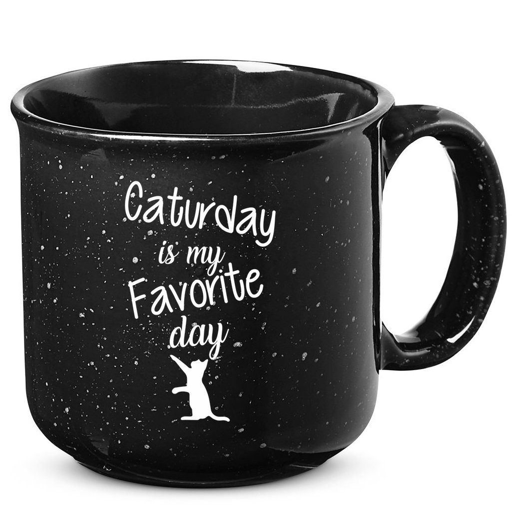 Caturday Is My Favorite Day 15oz Campfire Ceramic Mug