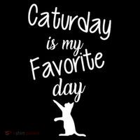 Caturday Is My Favorite Day Premium T-Shirt