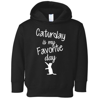 Caturday Is My Favorite Day Toddler Hoodie
