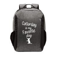 Caturday Is My Favorite Day Vector Backpack