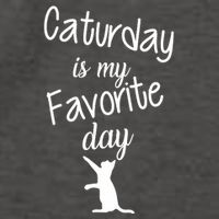 Caturday Is My Favorite Day Vector Backpack