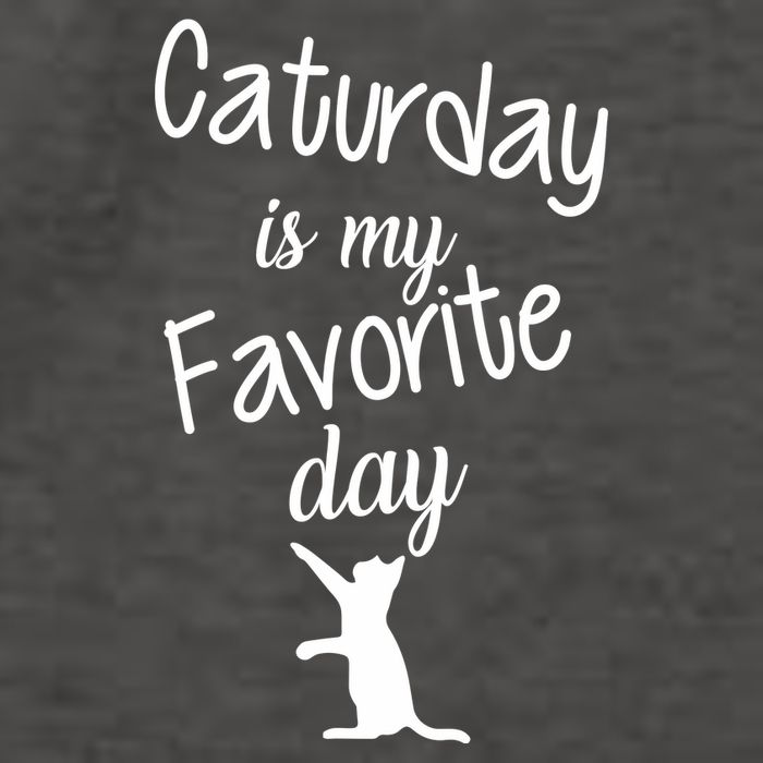 Caturday Is My Favorite Day Vector Backpack
