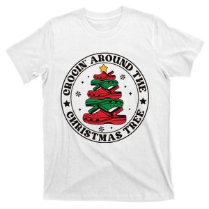 Crocin Around The Christmas Tree Funny Christmas T-Shirt