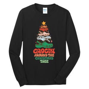 Crocin Around The Christmas Tree Tall Long Sleeve T-Shirt