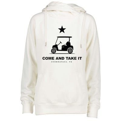 Come And Take It Womens Funnel Neck Pullover Hood