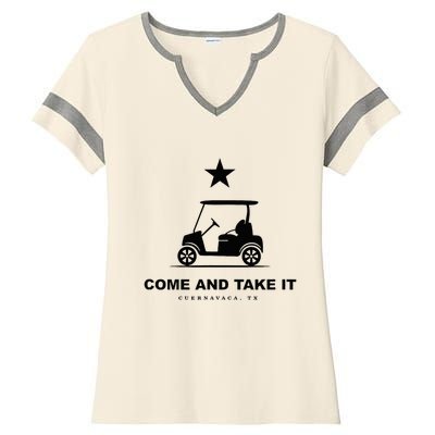 Come And Take It Ladies Halftime Notch Neck Tee