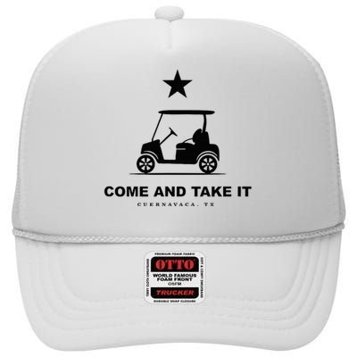 Come And Take It High Crown Mesh Back Trucker Hat