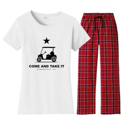 Come And Take It Women's Flannel Pajama Set