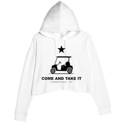 Come And Take It Crop Fleece Hoodie