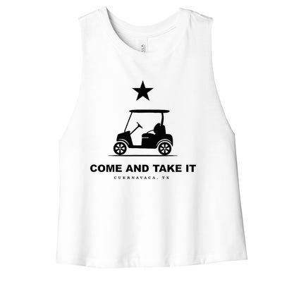 Come And Take It Women's Racerback Cropped Tank