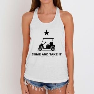 Come And Take It Women's Knotted Racerback Tank