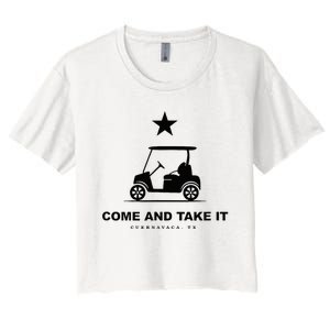 Come And Take It Women's Crop Top Tee